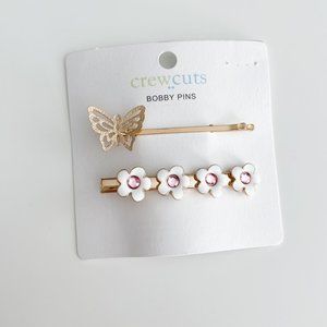 J. Crew Factory Girls' Butterfly Hair Pins Pack (Butterfly Multi)